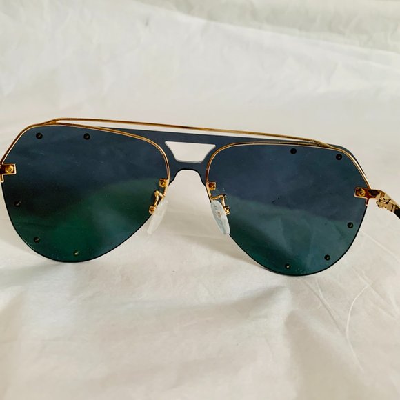 NEW WITH CASE! ZADIG & VOLTAIRE 60mm AVIATOR SUNGLASSES - Picture 4 of 8
